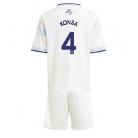 Aston Villa Ezri Konsa #4 Tredje trøje Børn 2025-26 Kortærmet (+ Korte bukser)